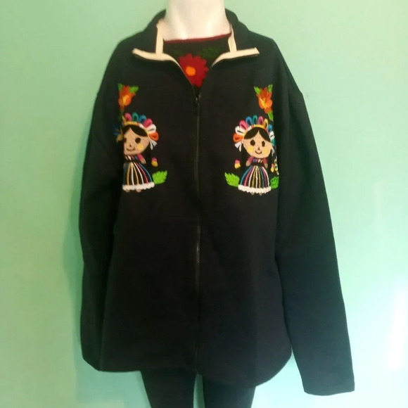 Mexican embroidery jacket size small and medium (X) - Picture 1 of 4